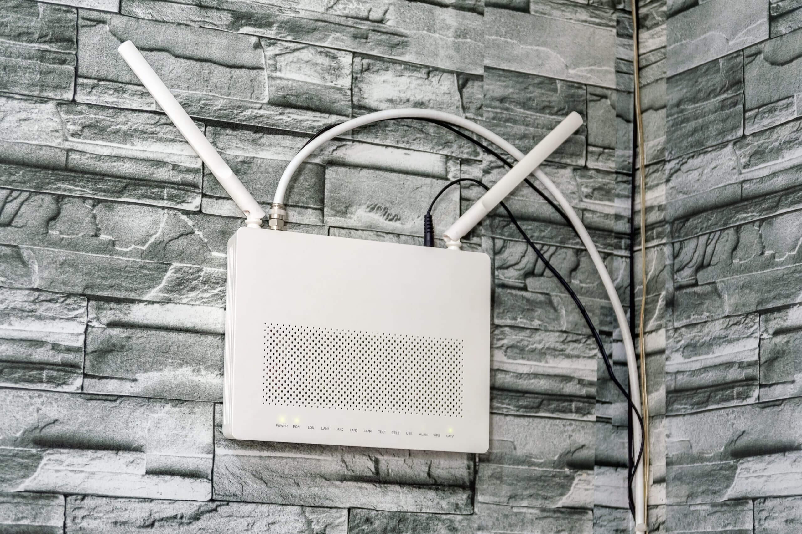 wireless access point on wall